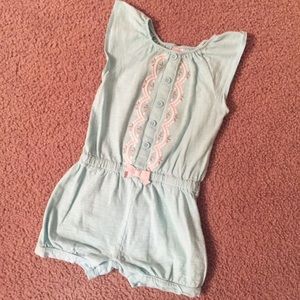 Adorable Gymboree Aqua Romper